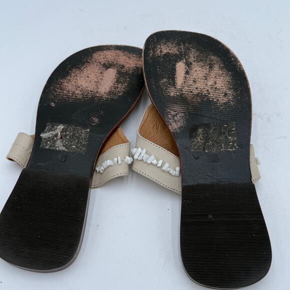 Matisse Women's Leather Beaded Sandals Size 6 - Picture 7 of 8